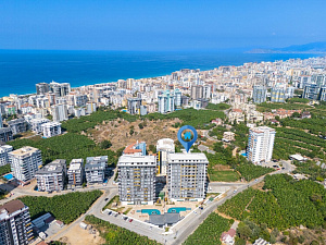 Квартира 1+1 в районе Махмутлар