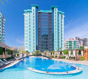 Квартира 1+1 в комплексе Olimpia Garden с богатой инфраструктурой